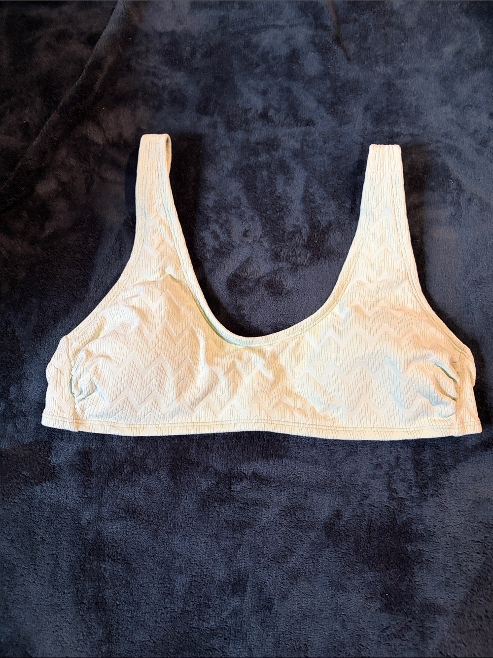 Light Green Scoop Bikini Top